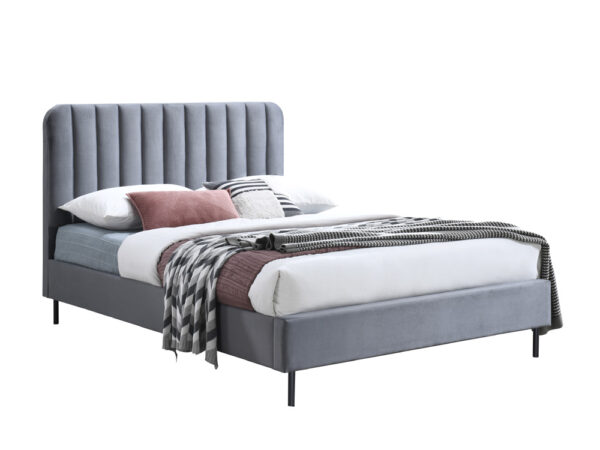 מיטה זוגית 140×190 מרופדת דגם Noelle